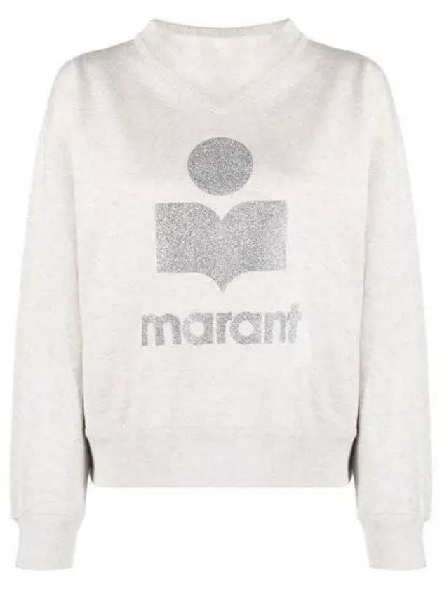 23FW Etoile SW0003FA A1M77E Moby Glitter Logo Sweatshirt 1009125 - ISABEL MARANT - BALAAN 1