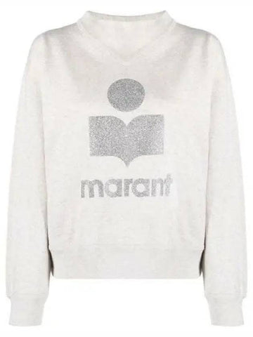 23FW Etoile SW0003FA A1M77E Moby Glitter Logo Sweatshirt 1009125 - ISABEL MARANT - BALAAN 1