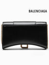 Hourglass Chain Mini Calfskin Cross Bag Black - BALENCIAGA - BALAAN 4