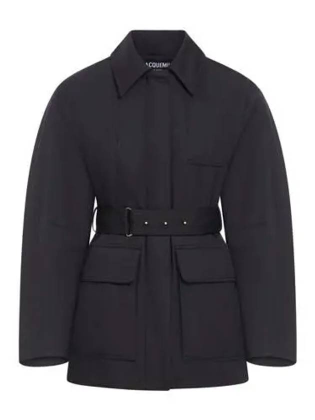 The Bari Raglan Sleeve Jacket Black - JACQUEMUS - BALAAN 2