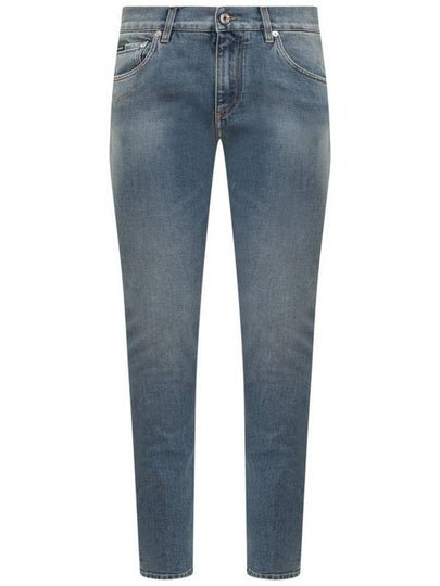 Denim Straight Pants GP02WDG8KF2S9001 VARIANTE ABBINATA BLUE - DOLCE&GABBANA - BALAAN 2