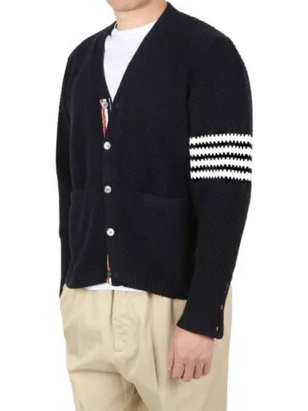 Diagonal armband cable cardigan 271812 - THOM BROWNE - BALAAN 1