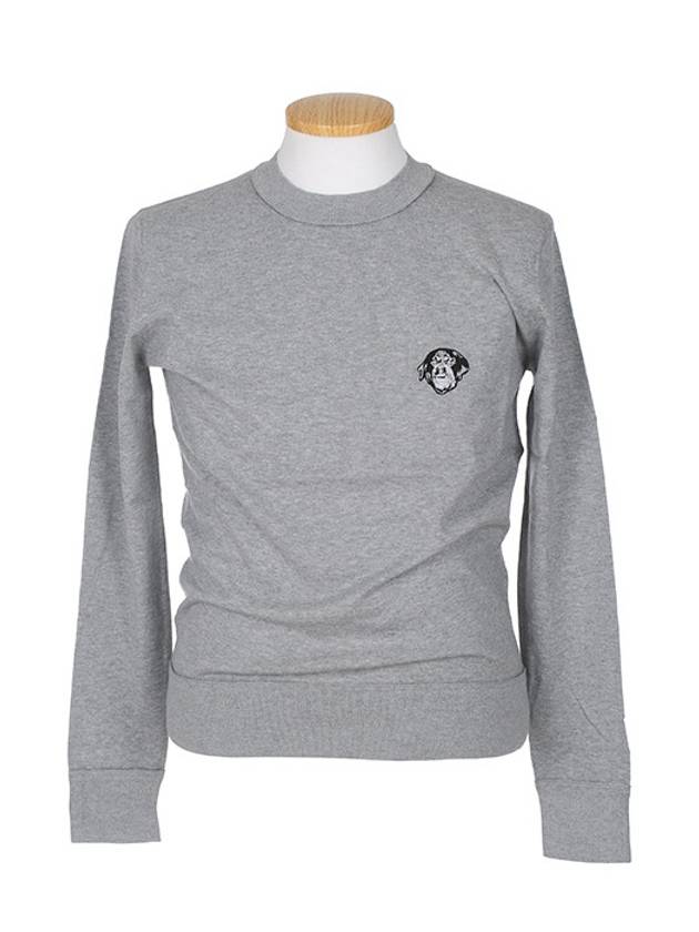 7506 504 051 Grey Rotweiler embroidery sweatshirt - GIVENCHY - BALAAN 2