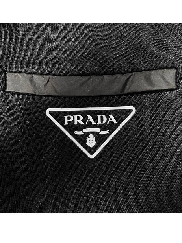 UJP201 1U77 F0002 Triangle logo sweatpants black men s pants TJ - PRADA - BALAAN 5