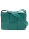 Intrecciato Cassette Small Cross Bag Green - BOTTEGA VENETA - BALAAN 2