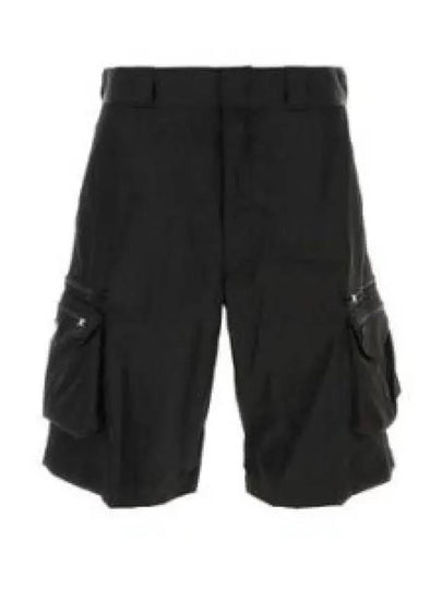 Re-Nylon Bermudas Shorts Black - PRADA - BALAAN 2