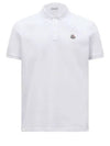 Logo Patch Short Sleeve Polo Shirt White - MONCLER - BALAAN 2