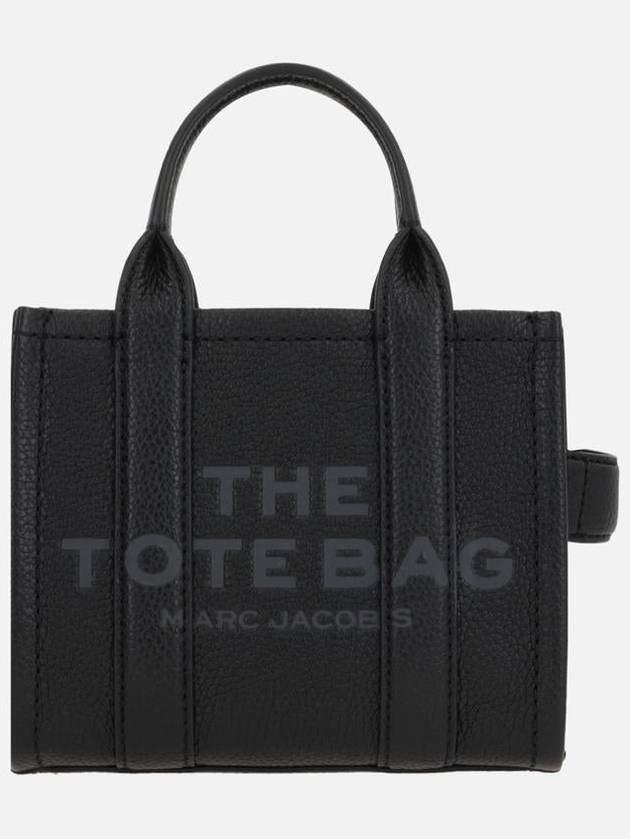 Mini Micro Leather Tote Bag Black - MARC JACOBS - BALAAN 2