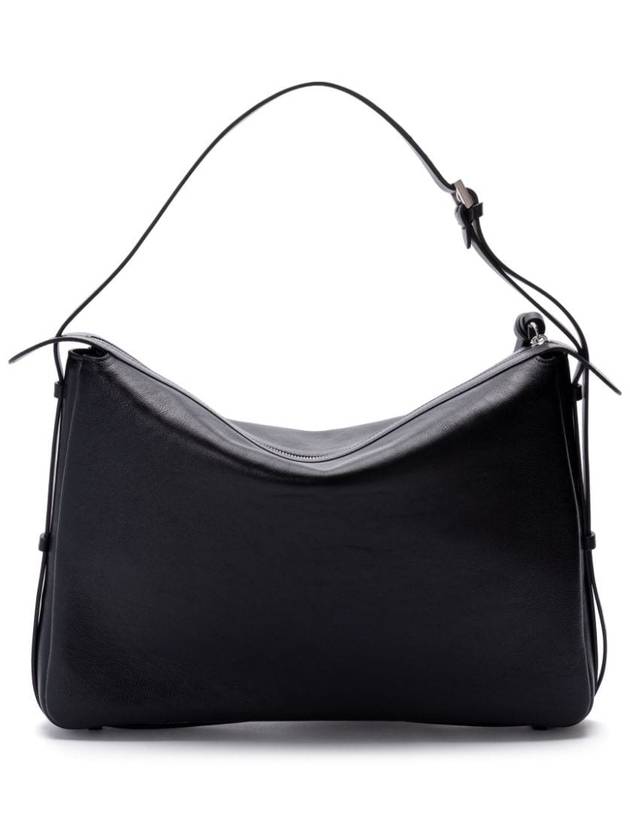 Simply Large Leather Shoulder Bag Black - FENDI - BALAAN 4