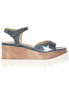 Women's Platform Sandals Blue - STELLA MCCARTNEY - BALAAN.