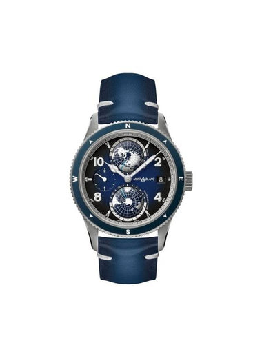 1858 Geosphere 42mm Watch Blue - MONTBLANC - BALAAN 1