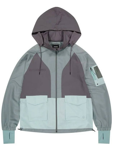 Odyssey color block hooded jacket khaki - OFFGRID - BALAAN 1