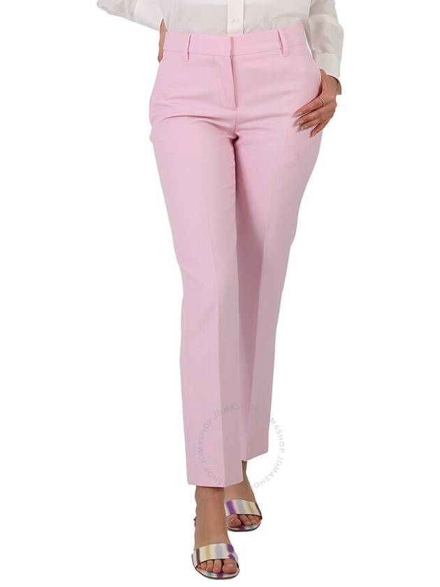 Wool Straight Slacks Pink - BURBERRY - BALAAN 2