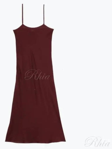 Daidin Dress in Storme Burgundy DRDY LI AU24 - BASERANGE - BALAAN 1