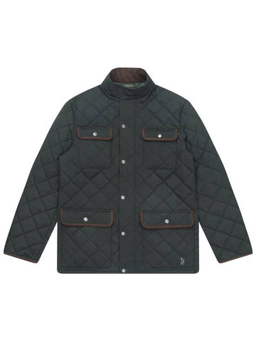 Men's Quilted Out Pocket Jacket Khaki SW22IOU03KK - SOLEW - BALAAN 1