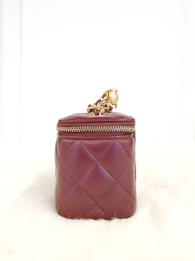 Women s Gold Ball Vanity Burgundy AP1447 Condition - CHANEL - BALAAN 6