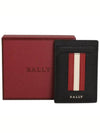 Teddy Taedy money clip card wallet black - BALLY - BALAAN 6