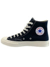 Chuck Taylor High Top Sneakers P1 K112 1 Black - COMME DES GARCONS - BALAAN 3