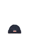 Logo Patch Wool Beanie Navy - KENZO - BALAAN 2