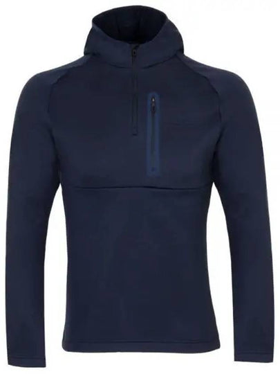 Men's Adam Quarter Zip Hoodie Navy - J.LINDEBERG - BALAAN 2