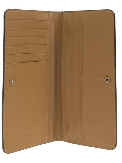 Coach Leather Wallet, Women's, Beige - COACH - BALAAN 2