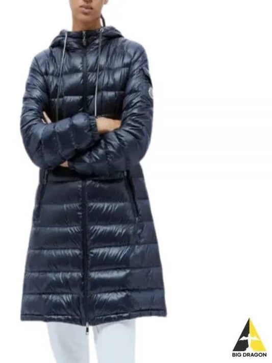 Women's Amintore Long Down Padding Navy - MONCLER - BALAAN 2