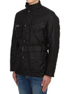 International Slim Wax Jacket Black - BARBOUR - BALAAN 4