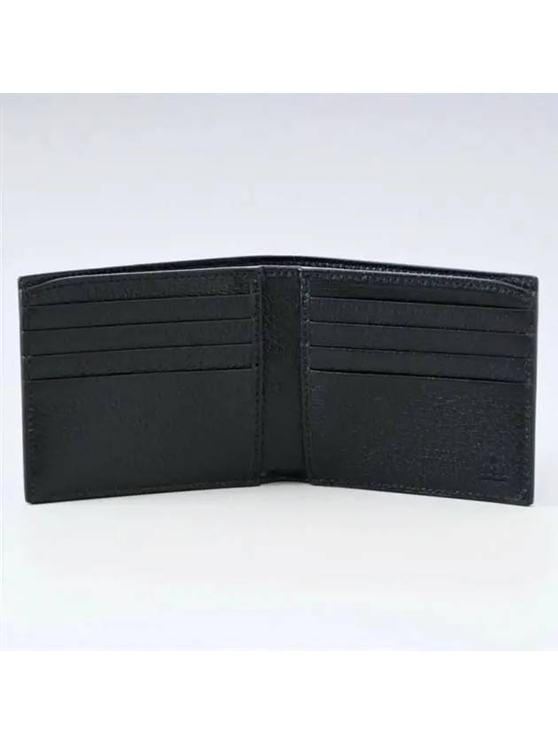 GG Marmont Leather Bi Fold Wallet Black Gold - GUCCI - BALAAN 4