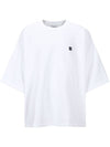 Blue Chip Off Overfit Short Sleeve T-Shirt White - MAVRK - BALAAN 1