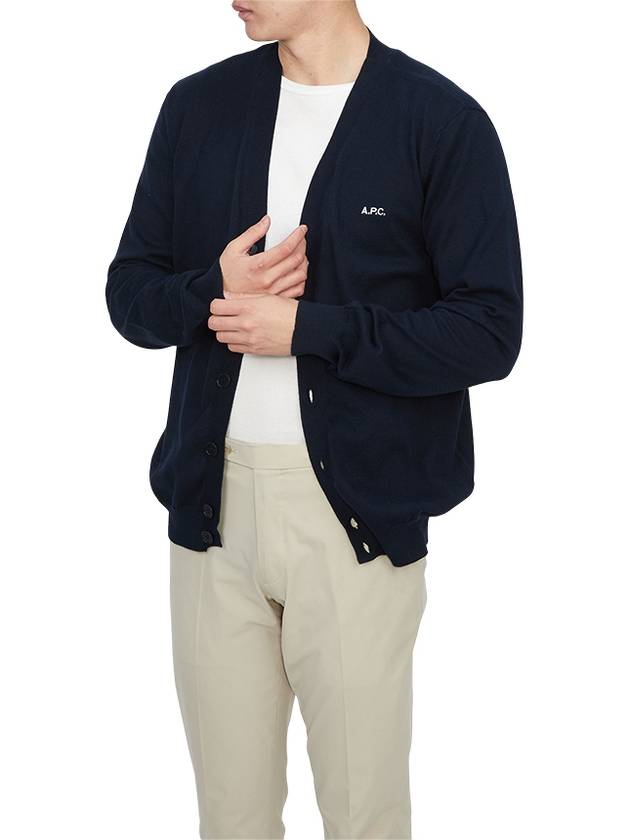 Joseph Logo Cardigan Dark Navy - A.P.C. - BALAAN 5