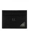 Saffiano Leather Card Holder Black - PRADA - BALAAN 2