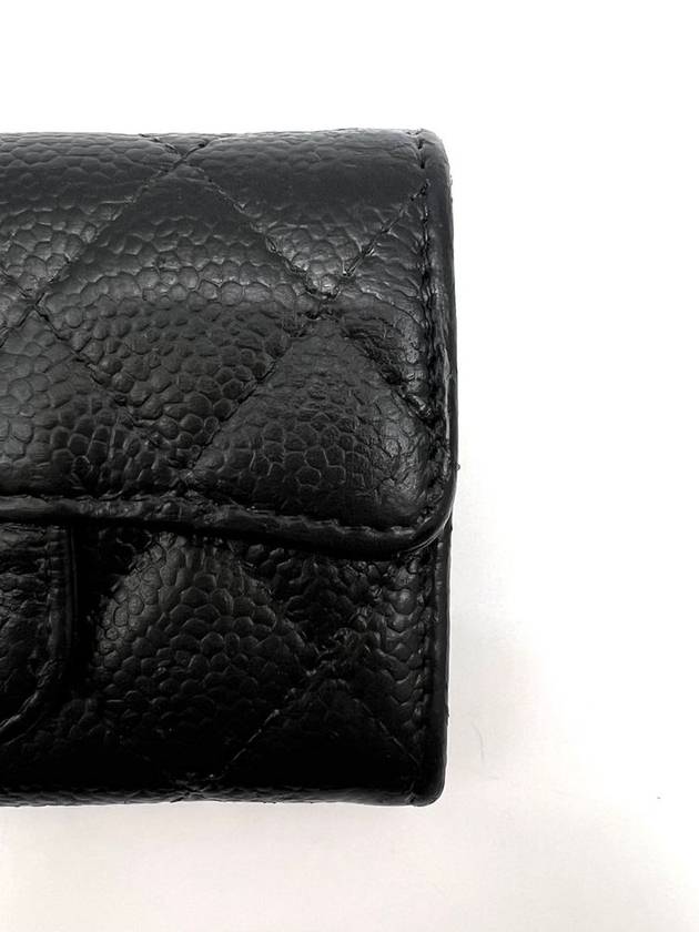 Classic caviar gold flap card wallet - CHANEL - BALAAN 8