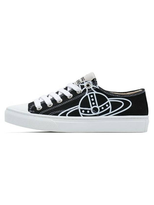 ORB Logo Low Top Sneakers Black - VIVIENNE WESTWOOD - BALAAN 2