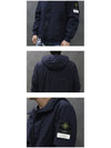 Soft Shell-R E.Dye Pure Insulation Technology Recycled Polyester Primaloft Hooded Jacket Navy - STONE ISLAND - BALAAN 7