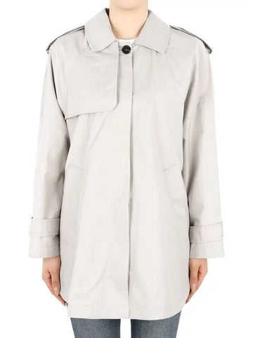 Women's The Cube Short Trench Coat Beige - MAX MARA - BALAAN 1