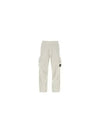 Corduroy Cotton Cargo Straight Pants Plaster - STONE ISLAND - BALAAN 2