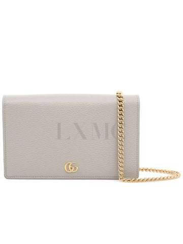 GG Marmont Mini Chain Bag Flap Cross 497985 - GUCCI - BALAAN 1