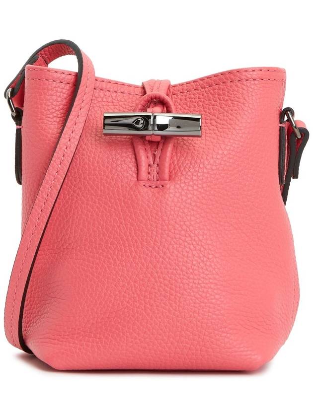 Roseau Leather Cross Bag Pink - LONGCHAMP - BALAAN 2