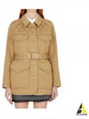 Women's Kemble Diamond Quilted Jacket Beige - BURBERRY - BALAAN 2