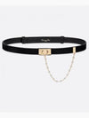 Caro  20MM Smooth Calfskin Belt Black - DIOR - BALAAN 2