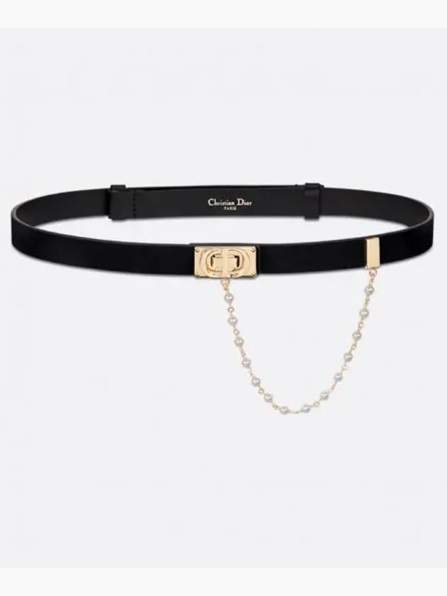 Caro  20MM Smooth Calfskin Belt Black - DIOR - BALAAN 2