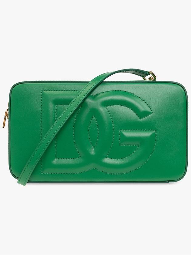 DG Logo Small Calfskin Shoulder Bag Green - DOLCE&GABBANA - BALAAN 2