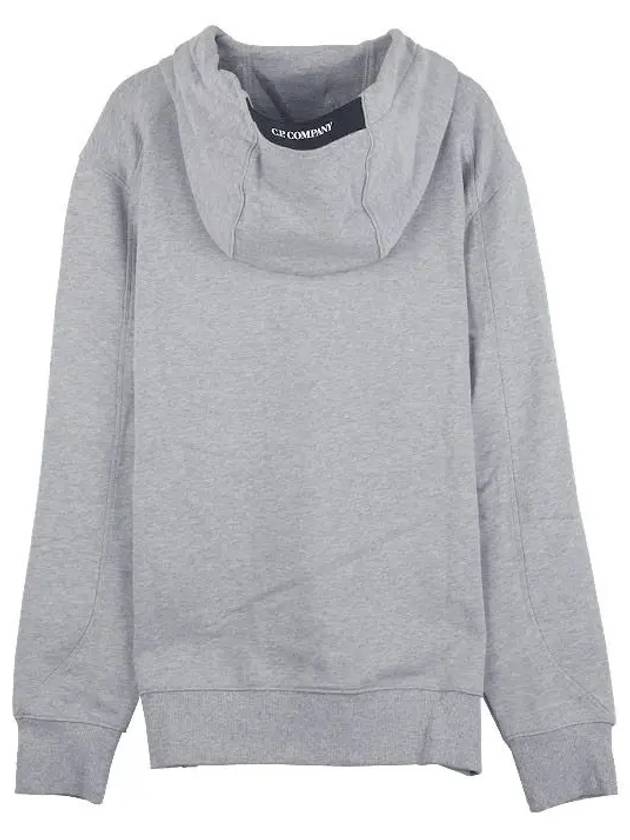 Diagonal Raised Fleece Hoodie Grey - CP COMPANY - BALAAN 5