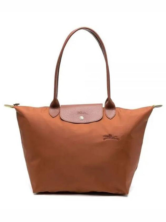 Le Pliage Green Large Shoulder Bag Cognac 208905 - LONGCHAMP - BALAAN 1