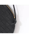 Intrecciato Round Bag Cross Bag Black - BOTTEGA VENETA - BALAAN 5