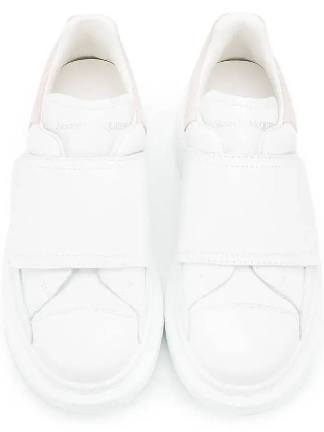 Kids Strap Sneakers White 587693 WHX12 9182 - ALEXANDER MCQUEEN - BALAAN 4