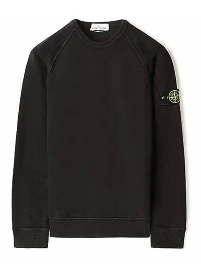 Wappen Patch Round Sweatshirt Black - STONE ISLAND - BALAAN 2