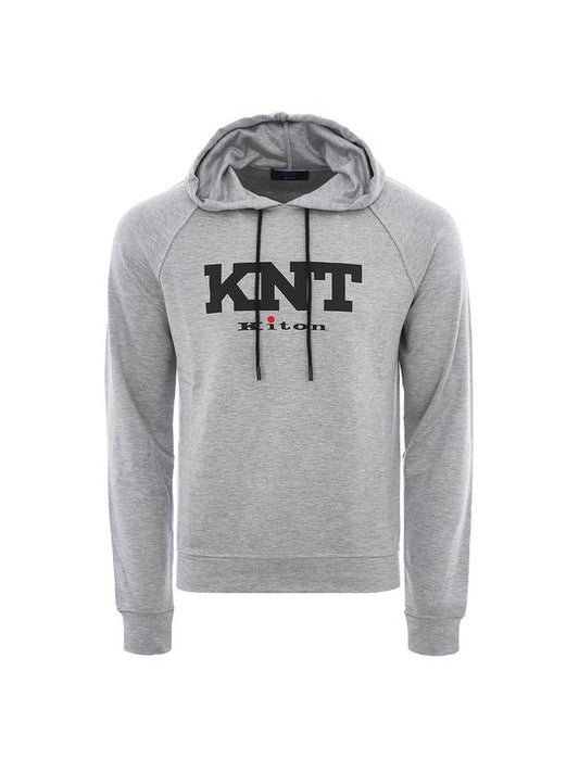 Logo Hoodie Grey - KITON - BALAAN 2