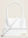 Le Grand Chiquito Large Tote Bag White - JACQUEMUS - BALAAN.