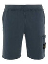 Wappen Patch Garment Dyed Bermuda Shorts Grey - STONE ISLAND - BALAAN 2